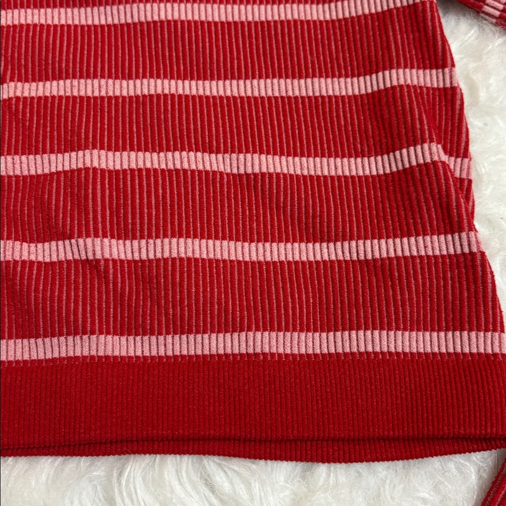 NWT Art Class Red Long Sleeve Ribbed Crop Top Size 8 Youth - Picture 2 of 6